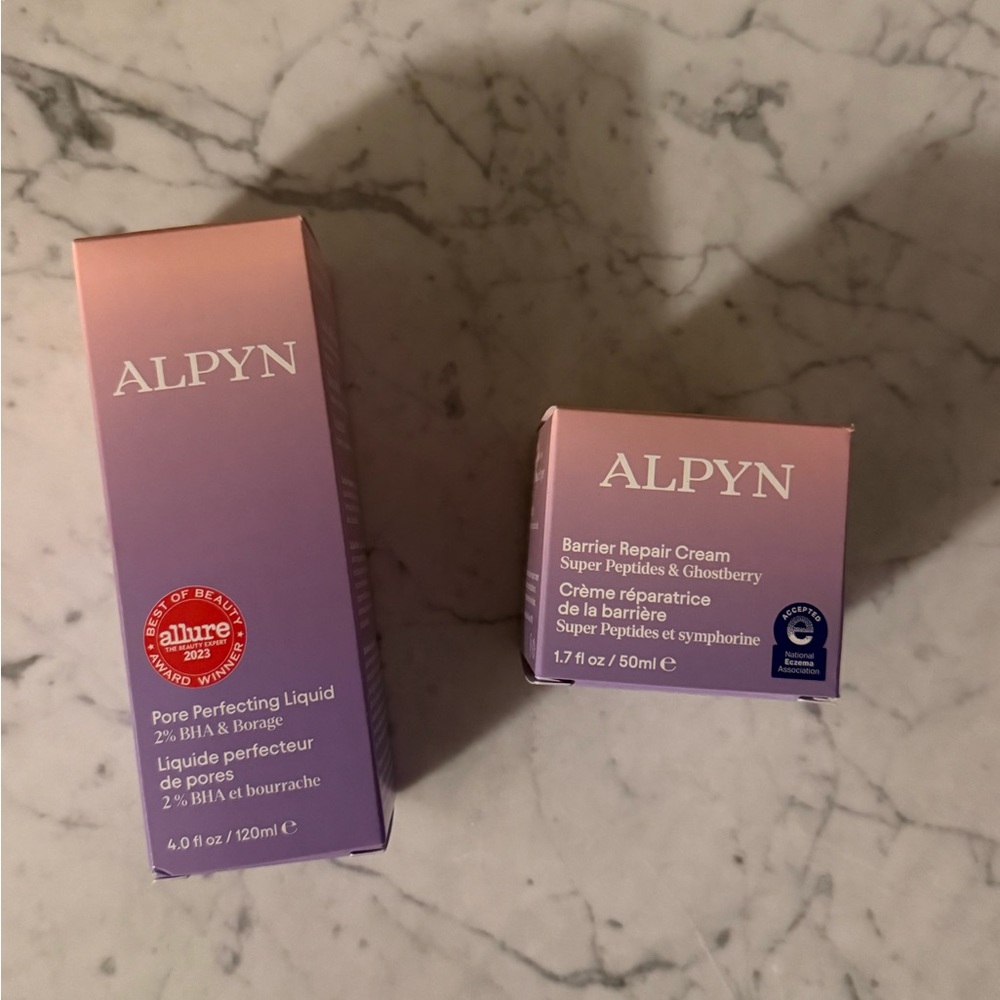 Alpyn Skincare Barrier Repair Cream & Pore Perfecting Set